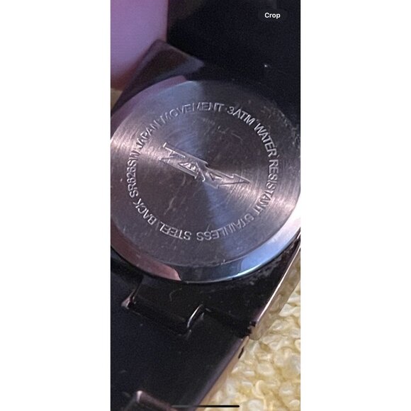 A II Z BY TIMEX BROWN MOP DIAL BROWN STAINLESS STEEL BRACELET WATCH Needs Batte - Picture 10 of 10